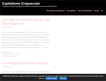 Tablet Screenshot of capitalismocrepuscular.com